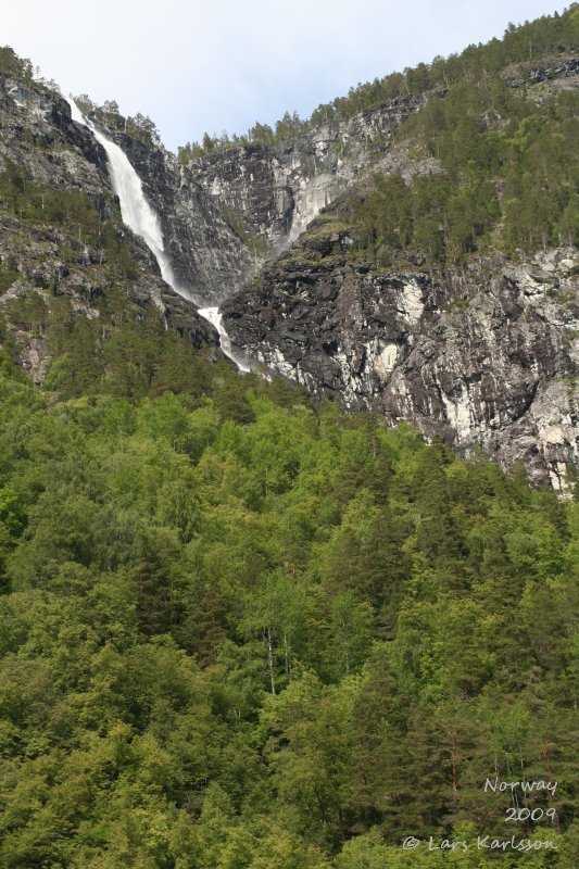 Cruise on fjords of Norway, Sognefjorden, Aurlandsfjorden, Flåm