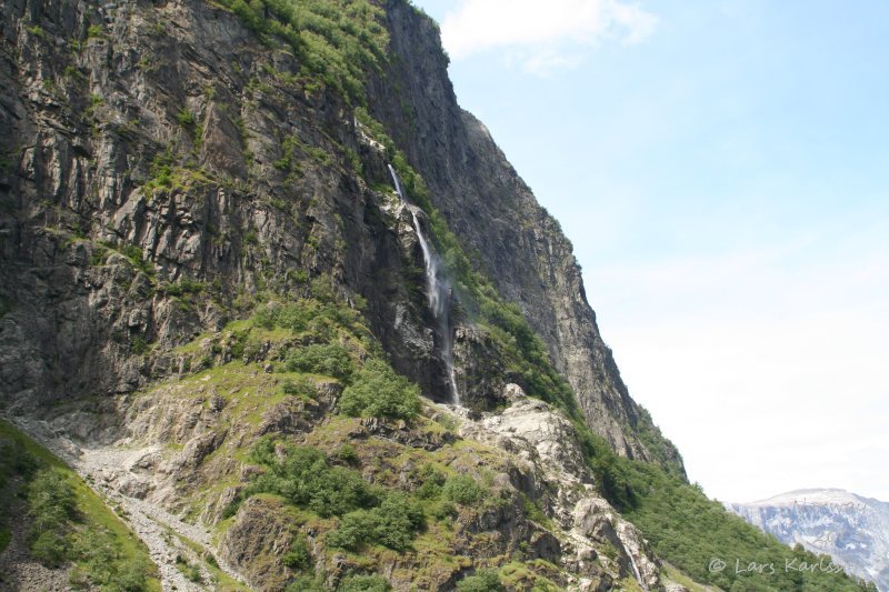 Cruise on fjords of Norway, Sognefjorden, Aurlandsfjorden, Flåm