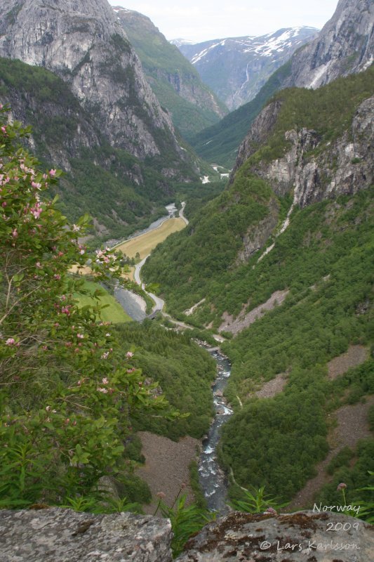 Cruise on fjords of Norway, Sognefjorden, Aurlandsfjorden, Gudvangen