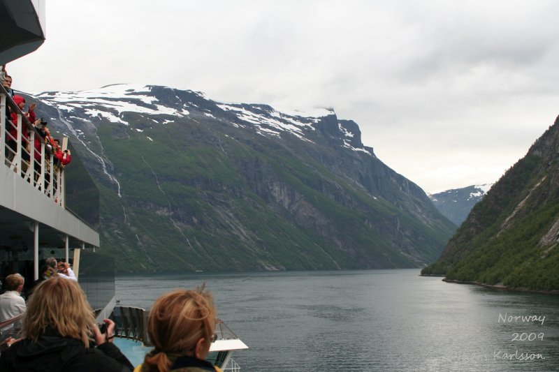 Norway cruise: Hellesylt and Geiranger