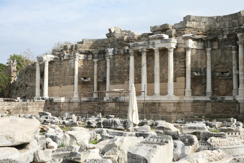 One week in Turkey, Back to Side ruins