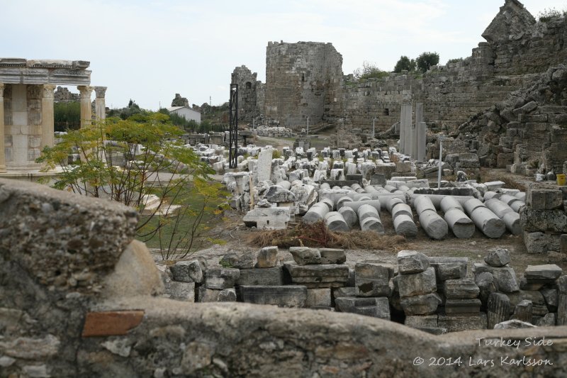 One week in Turkey, Back to Side ruins