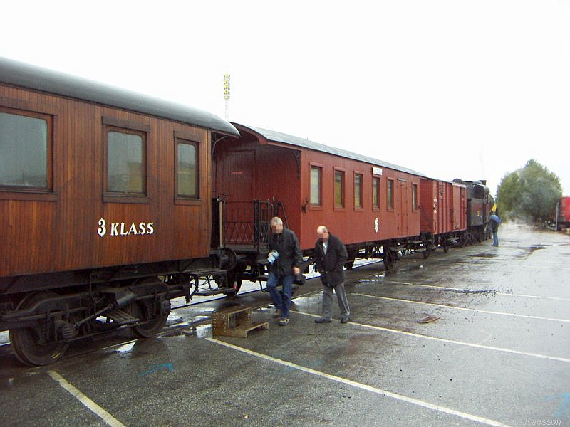 From Stockholm to Katrineholm by a steam train, 2005