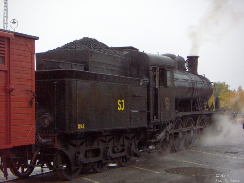 From Stockholm to Katrineholm by a steam train, 2005