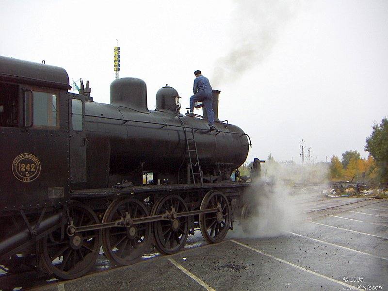 From Stockholm to Katrineholm by a steam train, 2005