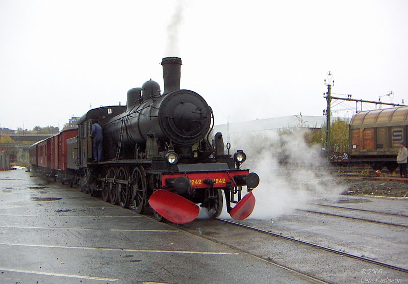 From Stockholm to Katrineholm by a steam train, 2005