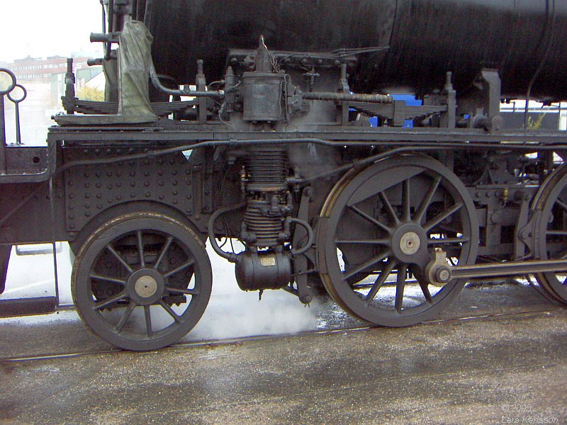 From Stockholm to Katrineholm by a steam train, 2005