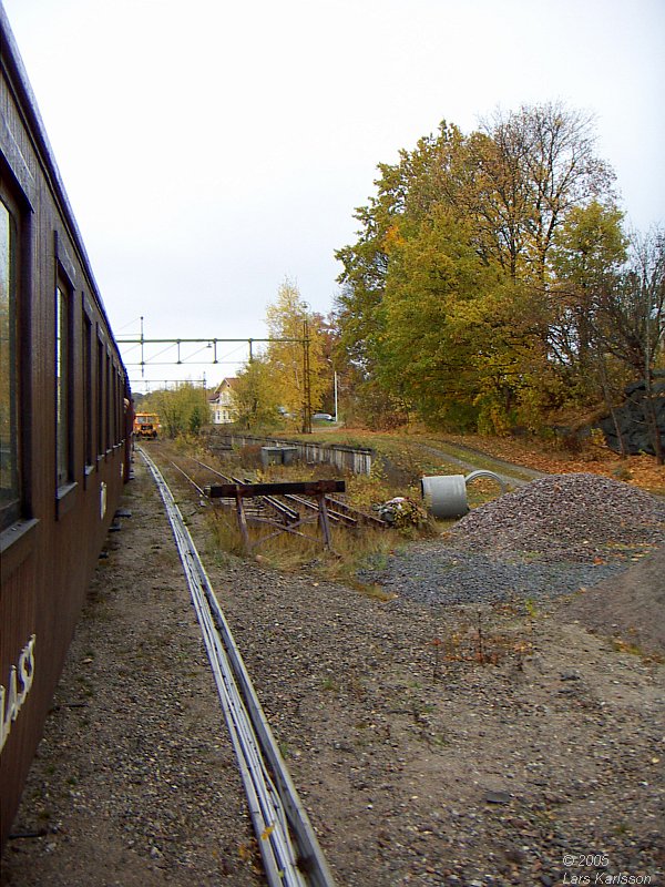 From Stockholm to Katrineholm by a steam train, 2005