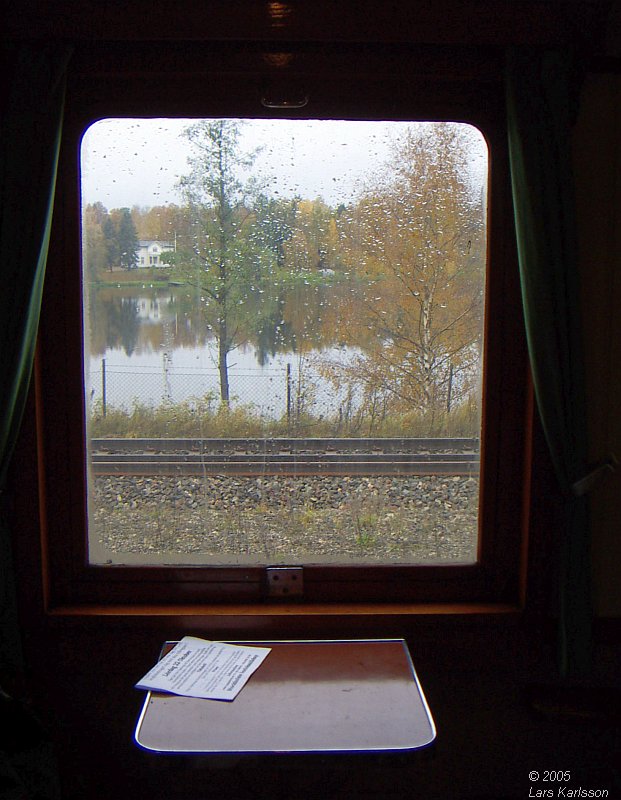 From Stockholm to Katrineholm by a steam train, 2005