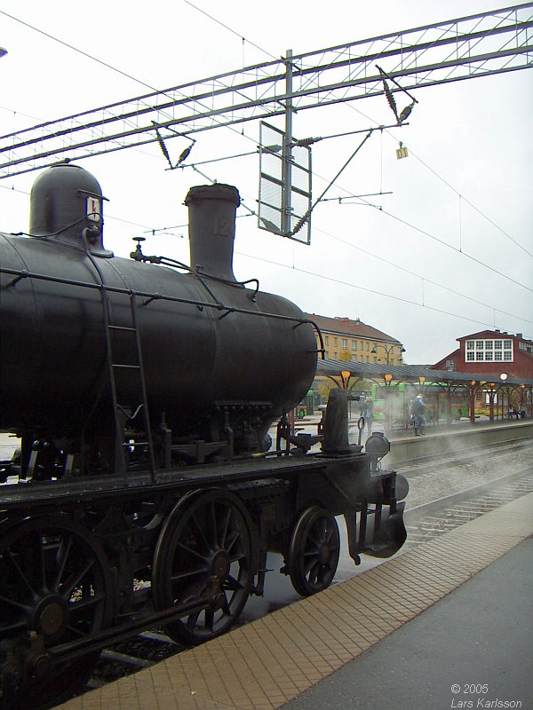 From Stockholm to Katrineholm by a steam train, 2005