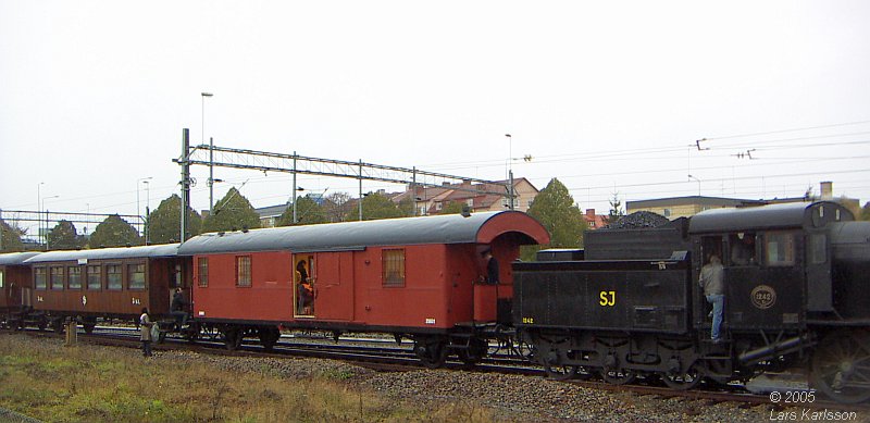 From Stockholm to Katrineholm by a steam train, 2005