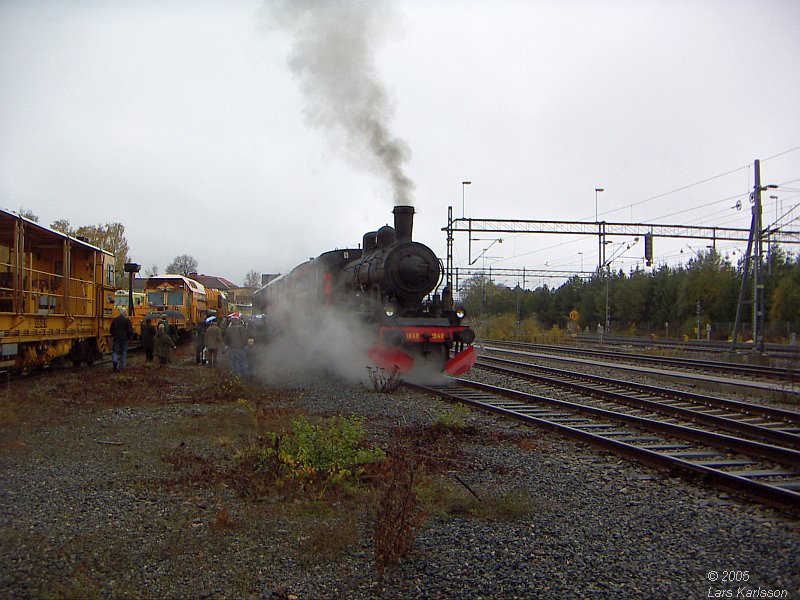 From Stockholm to Katrineholm by a steam train, 2005