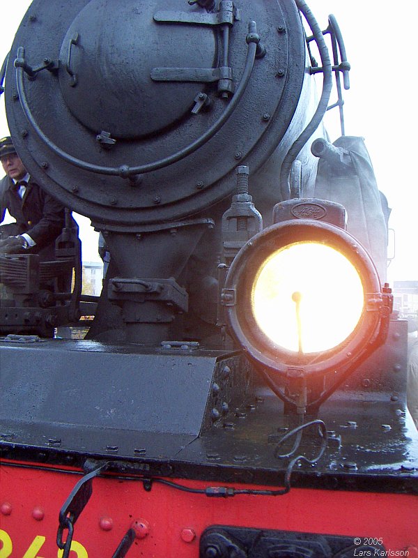 From Stockholm to Katrineholm by a steam train, 2005