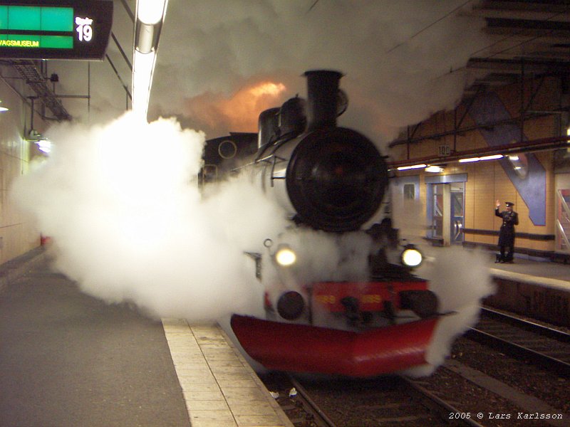 From Stockholm City to Nynäshamn by steam train, Sweden 2005