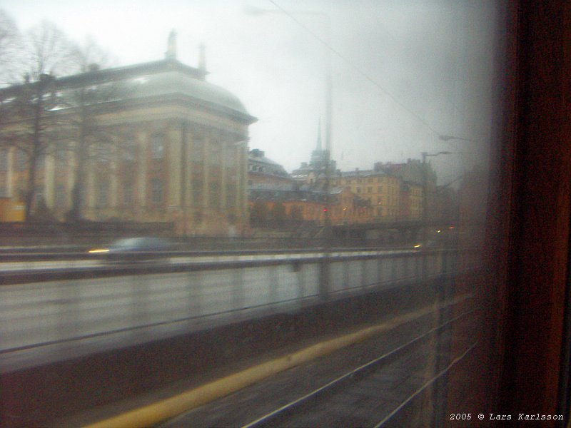 From Stockholm City to Nynäshamn by steam train, Sweden 2005