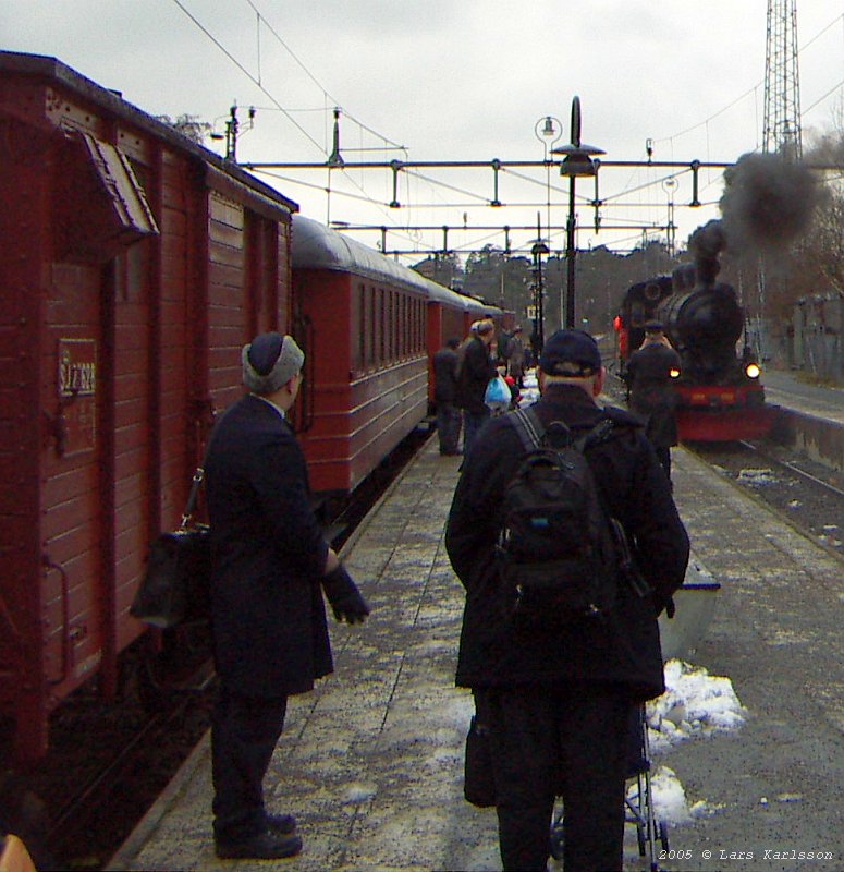 From Stockholm City to Nynäshamn by steam train, Sweden 2005