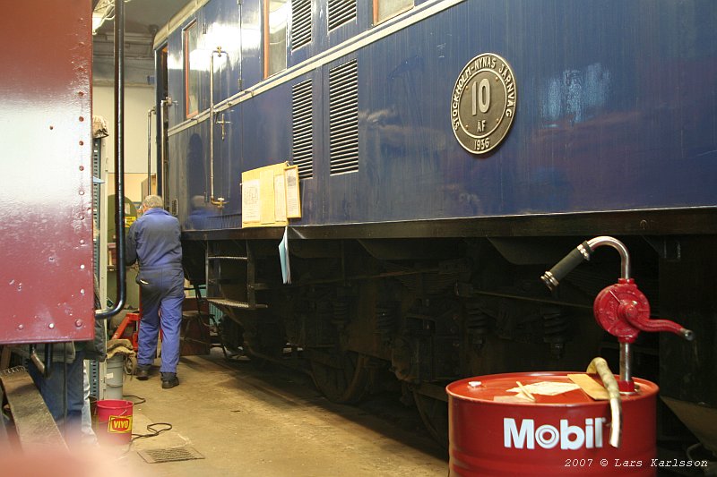 A visit to Nynärhamn's Railway Museum, Sweden 2007