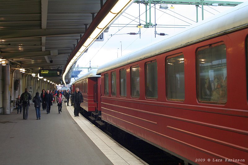 From Stockholm City to Nynäshamn by steam train, Sweden 2009