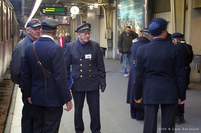 From Stockholm City to Nynäshamn by steam train, Sweden 2009