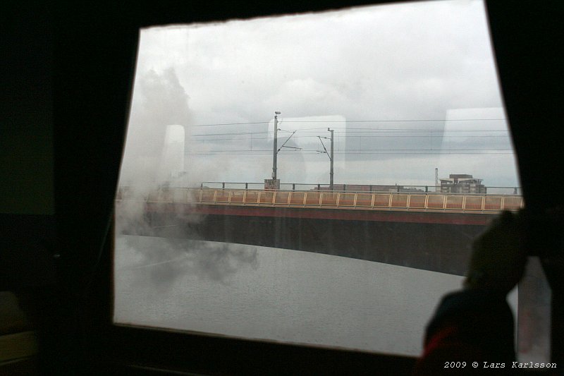 From Stockholm City to Nynäshamn by steam train, Sweden 2009