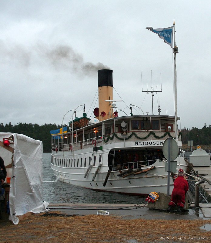 From Stockholm City to Nynäshamn by steam train, Sweden 2009