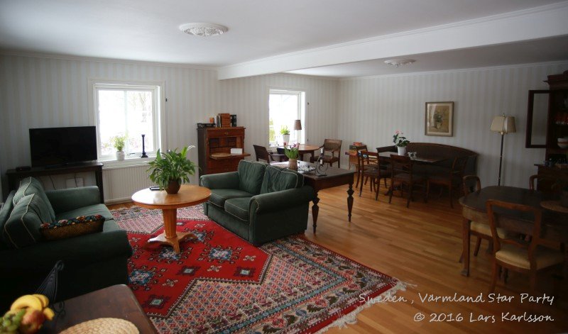 Ulvsby Gård, breakfast room and evening relax