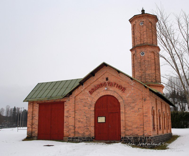 Munkfors Bruk, fire brigade station