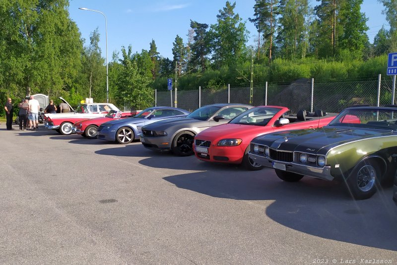 Car meeting at Björnlunda, Gnesta Sweden, 2023