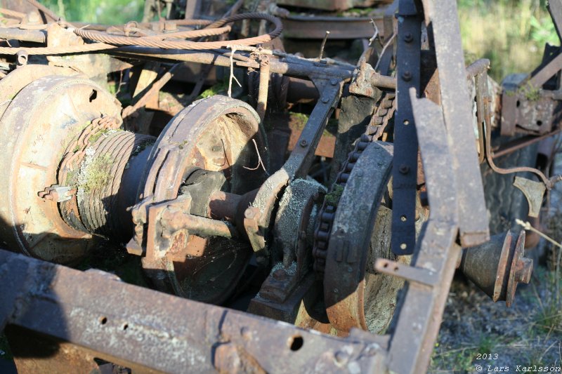 The abandoned truck in the forest, 2013