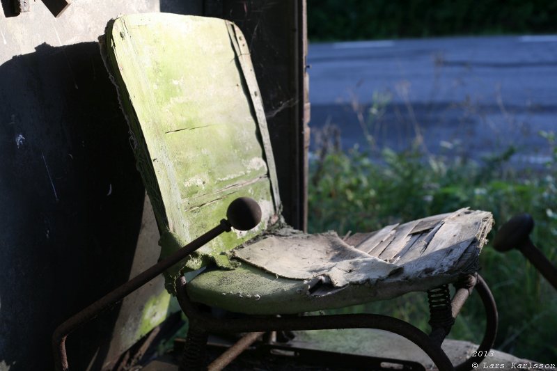 The abandoned truck in the forest, 2013