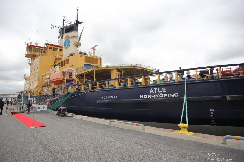 A visit to the icebreaker Atle in Frihamnen, 2019