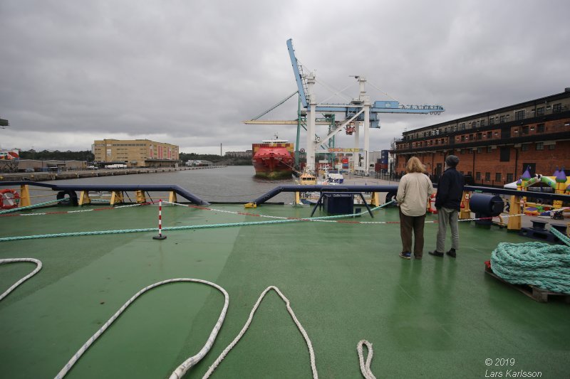 A visit to the icebreaker Atle in Frihamnen, 2019