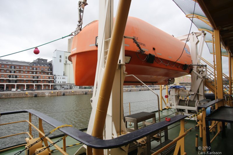 A visit to the icebreaker Atle in Frihamnen, 2019