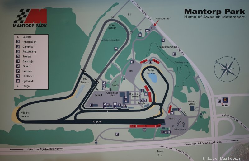 Mantorp Park race track, Sweden 2018