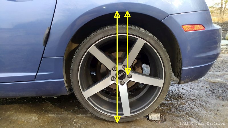 Chrysler Crossfire: Checking the rear springs