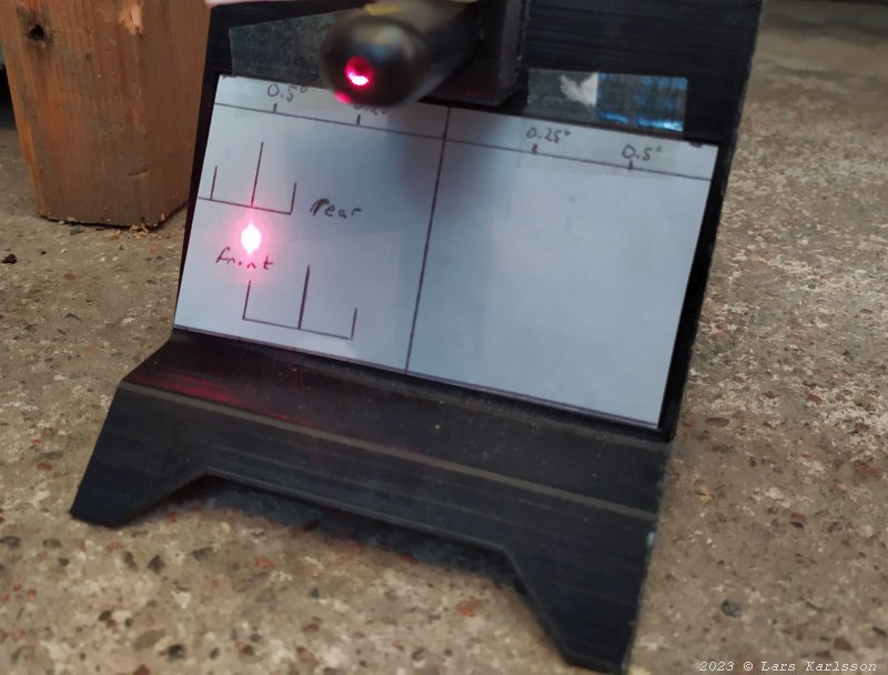 Wheel Toe-in angle measurement