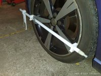 Chrysler Crossfire: Toe-in measurement