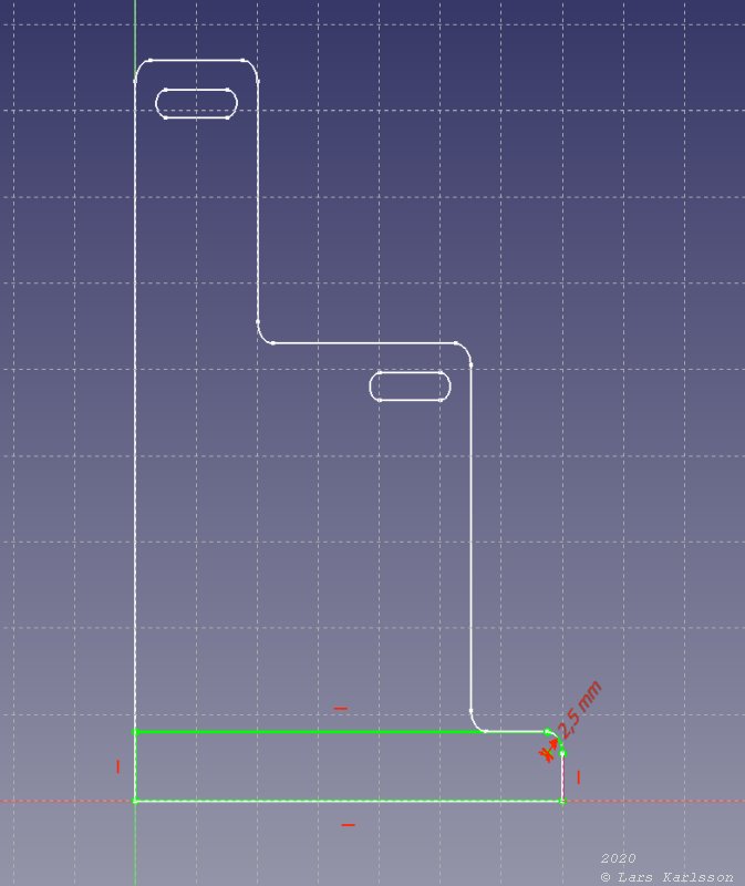 3D CAD: motor focuser bracket