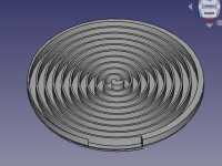 CAD design with spiral pattern