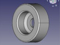 CAD drawing: Mio Enjoy recliner couch foot