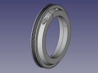 CAD drawing: 180 teeth pulley for Pentax 645 300 mm ED f/4 lens4 ED lensor holder