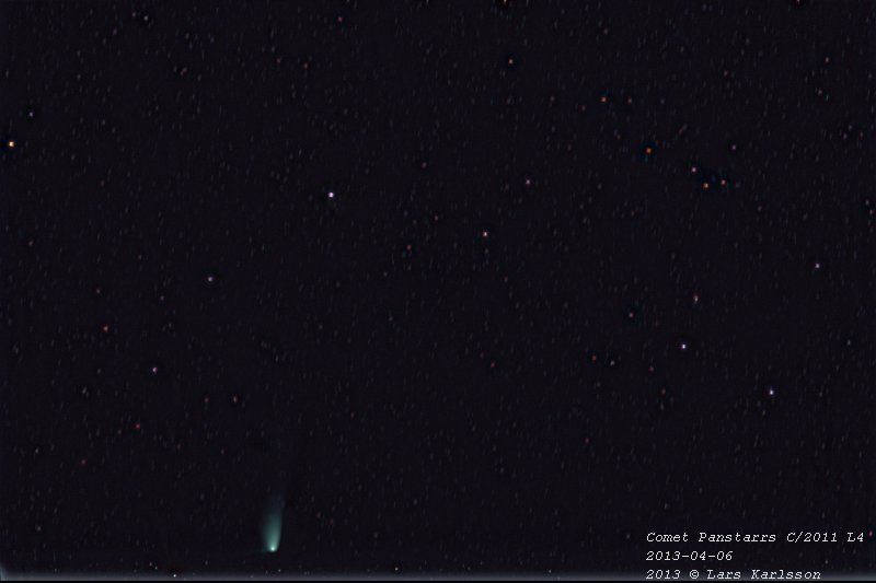 PanSTARRS C/2011 L4, Sweden 2013