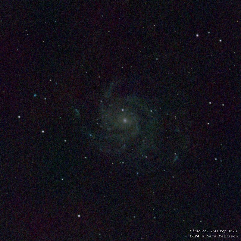 M101 Pinwheel Galaxy, 2024