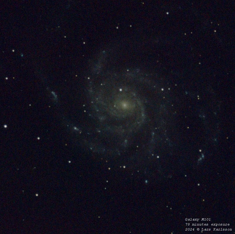 M101 Pinwheel Galaxy, 2024