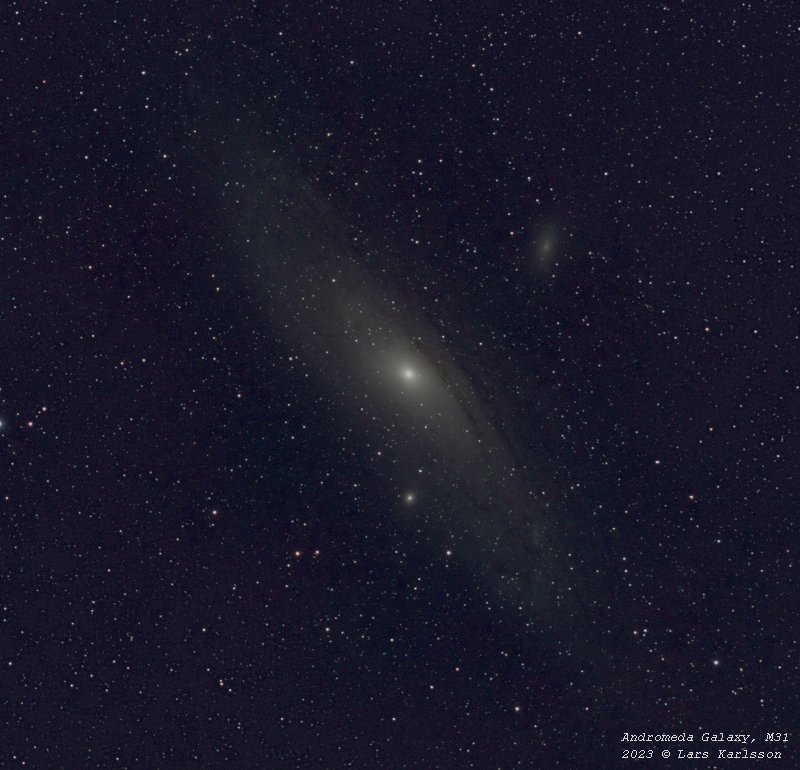 M31, Pentax 645 300 mm ED, 2023