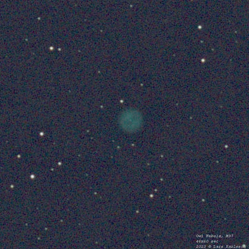 M97 Owl Nebula, 2023