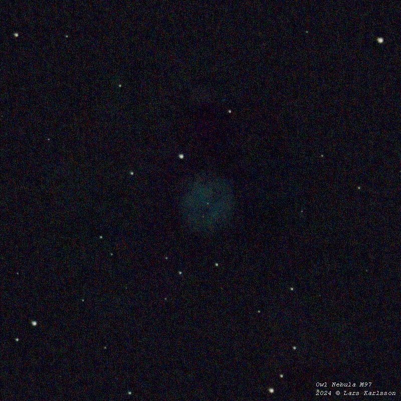 M97 Owl Nebula, 2024
