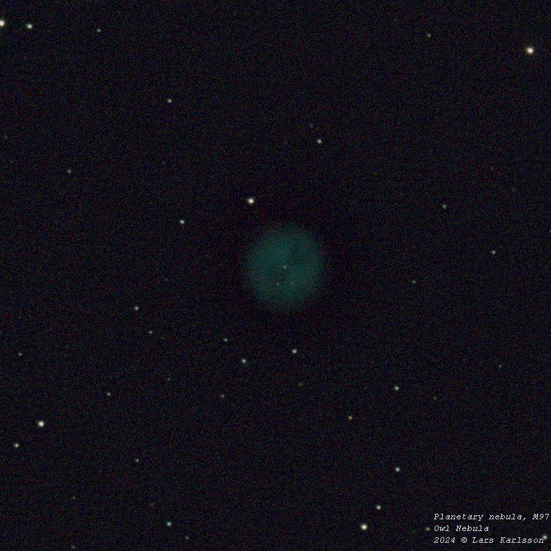 M97 Owl Nebula, 2024