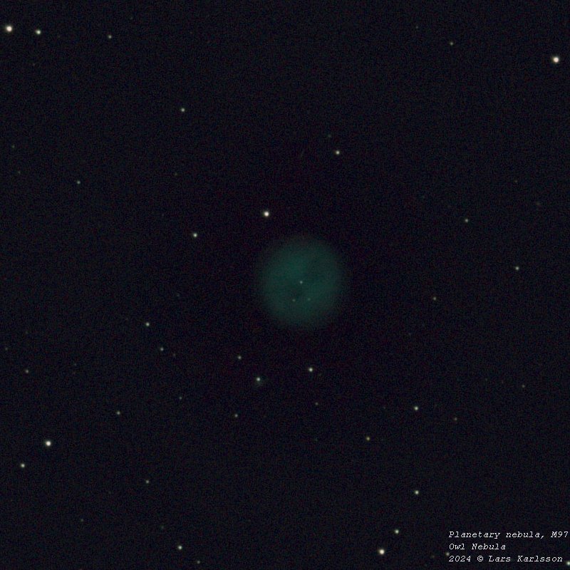 M97 Owl Nebula, 2024