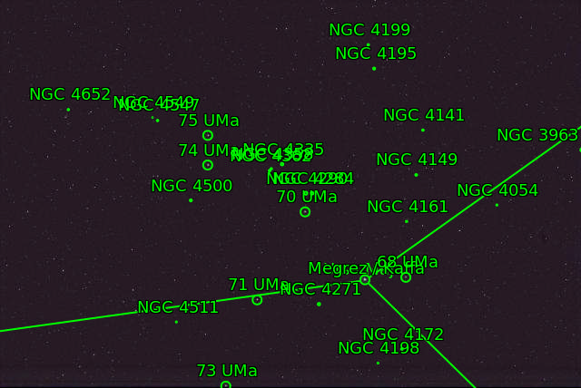 M40 optical double star